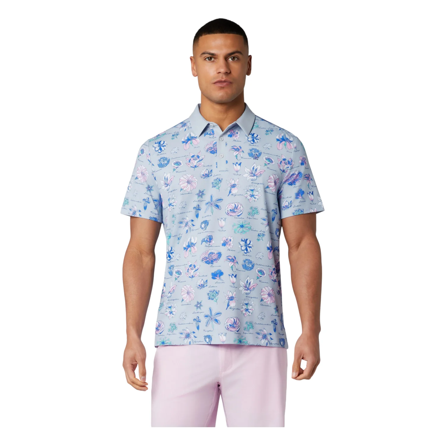 Original Penguin Pete's Water Colour Study Golf Polo Shirt OGKSG042 - Image 3