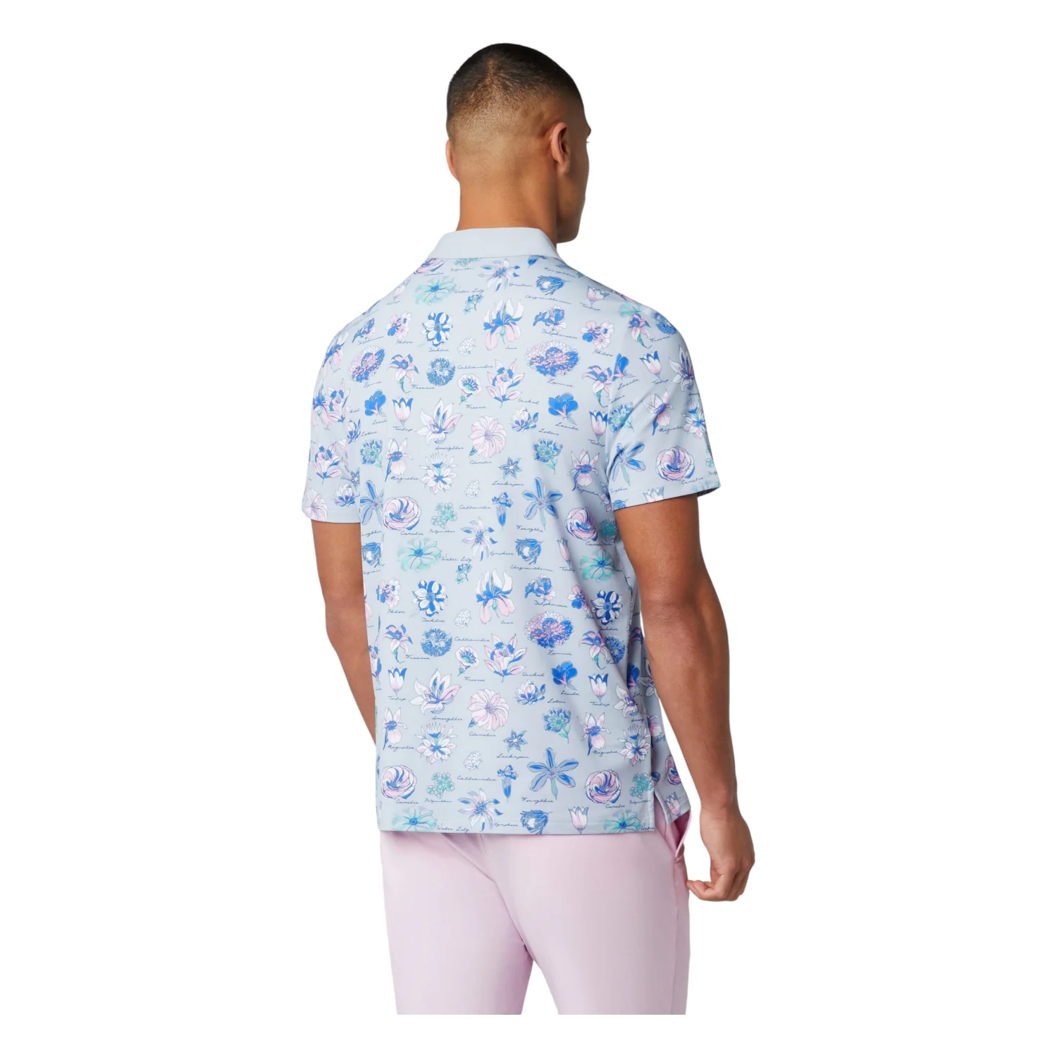 Original Penguin Pete's Water Colour Study Golf Polo Shirt OGKSG042 - Image 4
