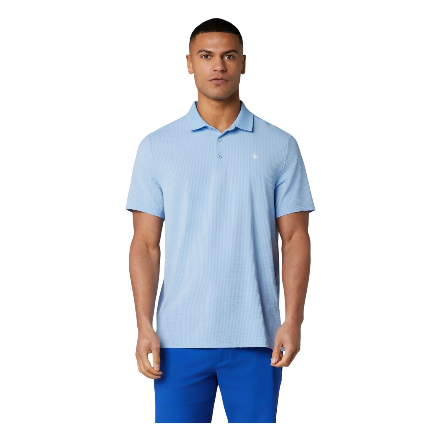 Original Penguin The Seersucker Driver's Golf Polo Shirt OGKSG055 - Image 3