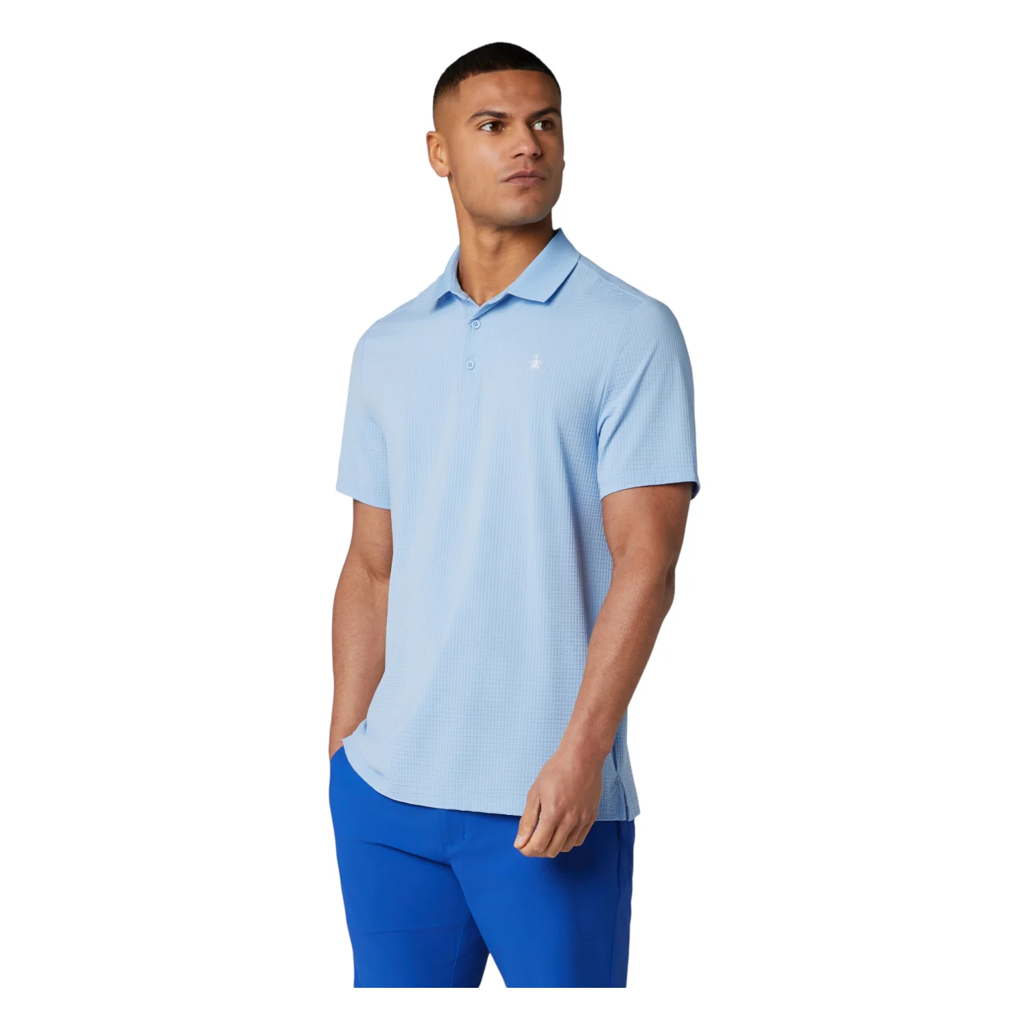 Original Penguin The Seersucker Driver's Golf Polo Shirt OGKSG055 - Image 5