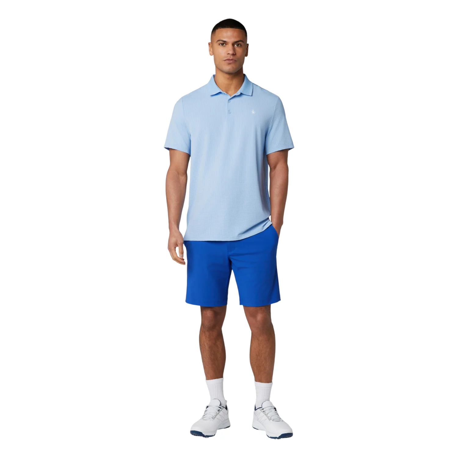 Original Penguin The Seersucker Driver's Golf Polo Shirt OGKSG055 - Image 6