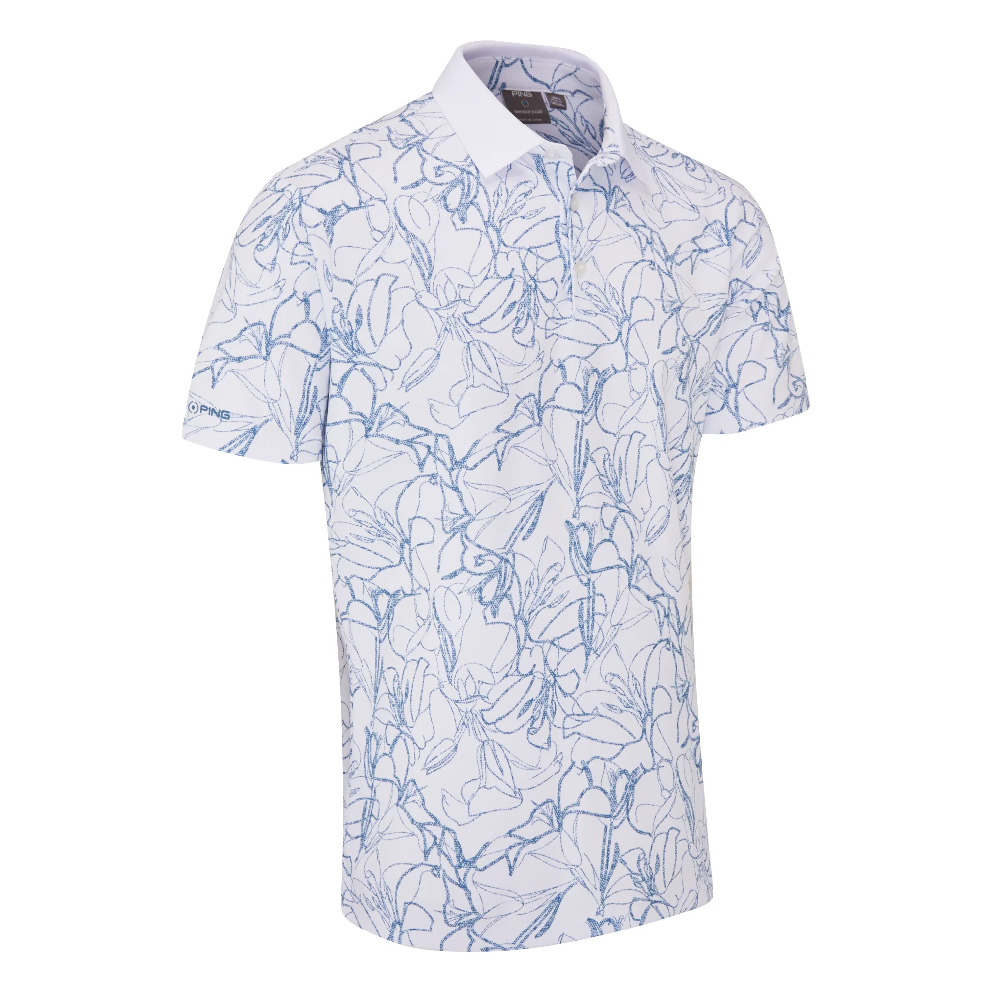 Ping Orlando Printed Golf Polo Shirt P03785 - Image 2