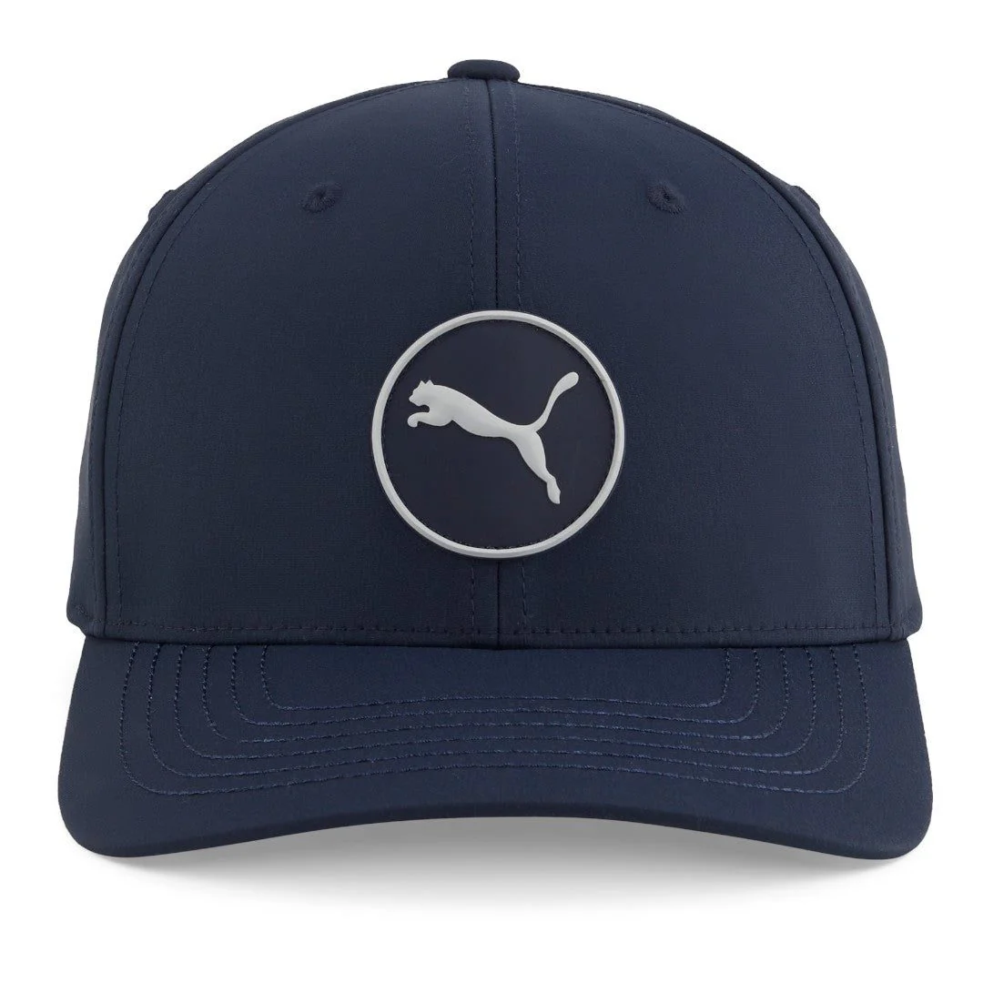 Puma Circle Cat Tech Snapback Golf Cap 025345 - Deep Navy - Image 2