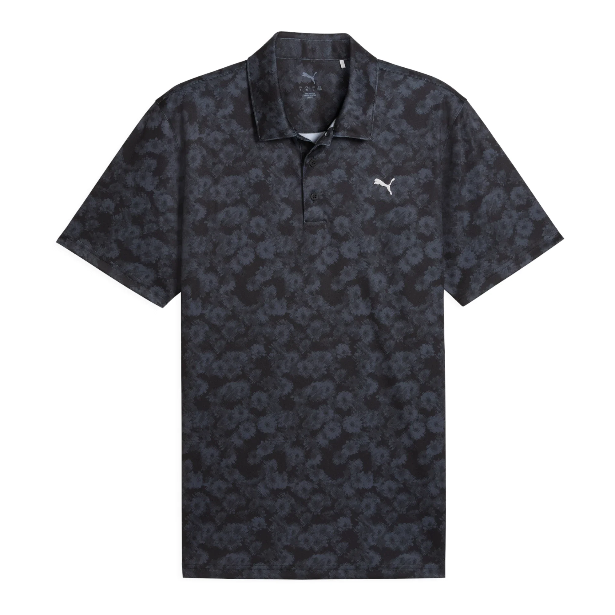 Puma Cloudspun Argyle Bloom Golf Polo Shirt 634854