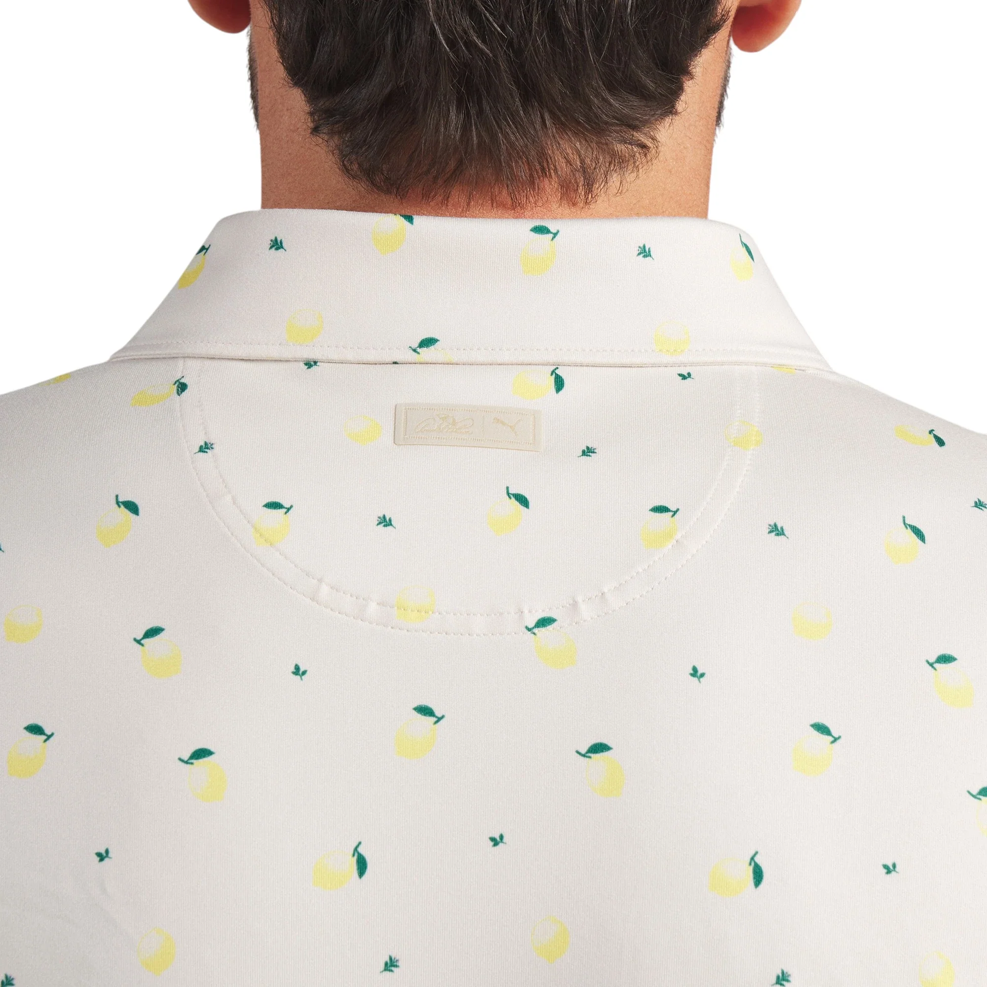 Puma X Arnold Palmer Cloudspun Lemon Golf Polo Shirt 635591 - Image 3