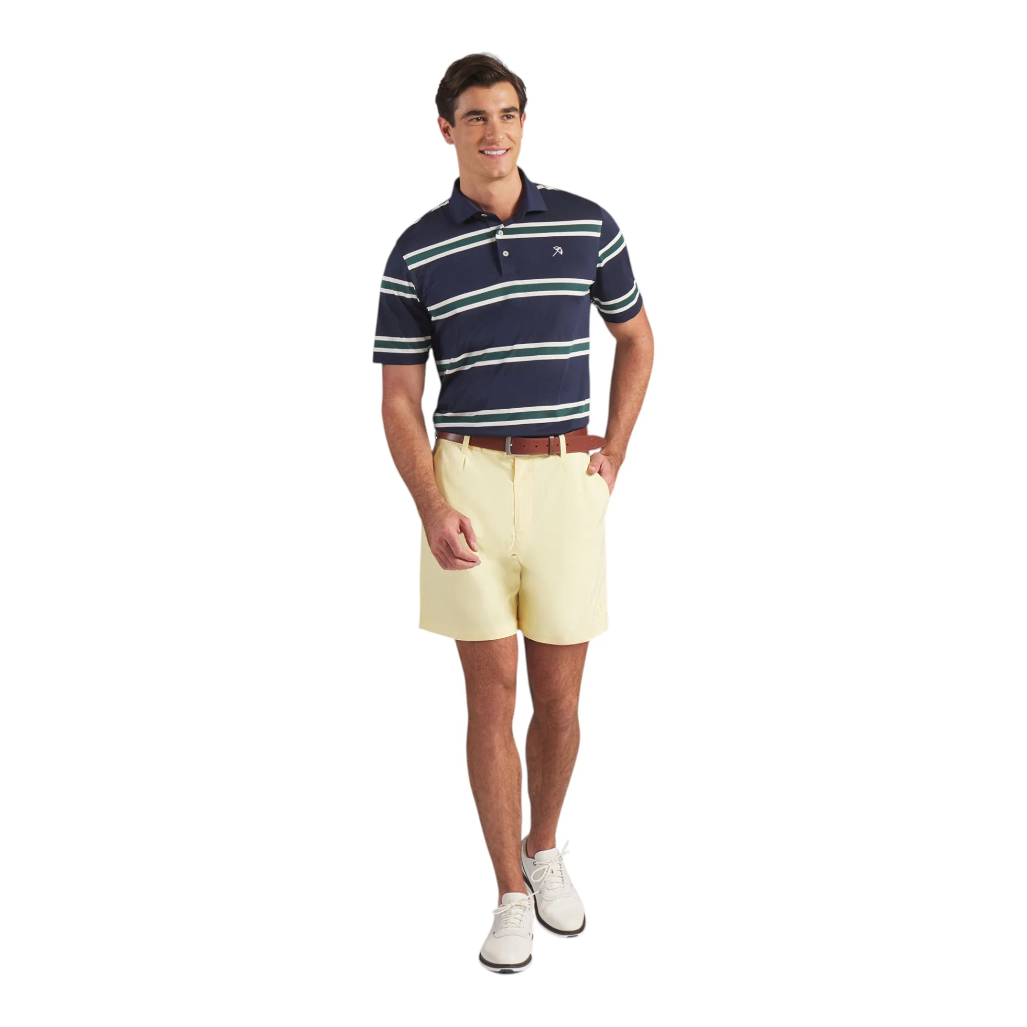 Puma X Arnold Palmer Pique Stripe Golf Polo Shirt 635592 - Image 4