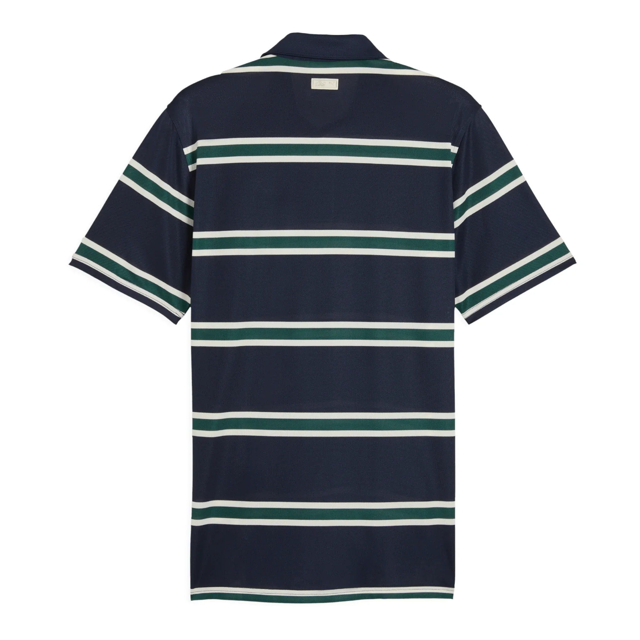 Puma X Arnold Palmer Pique Stripe Golf Polo Shirt 635592 - Image 6