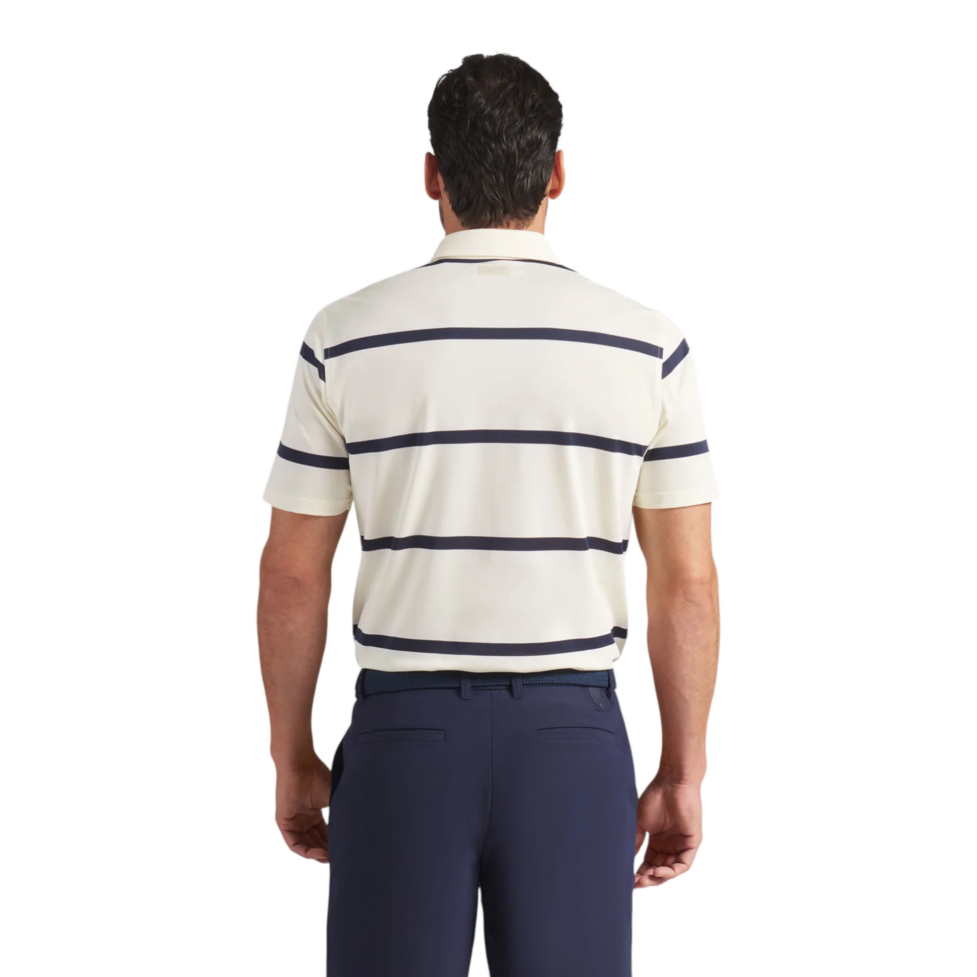 Puma X Arnold Palmer Pique Stripe Golf Polo Shirt 635592 - Image 2