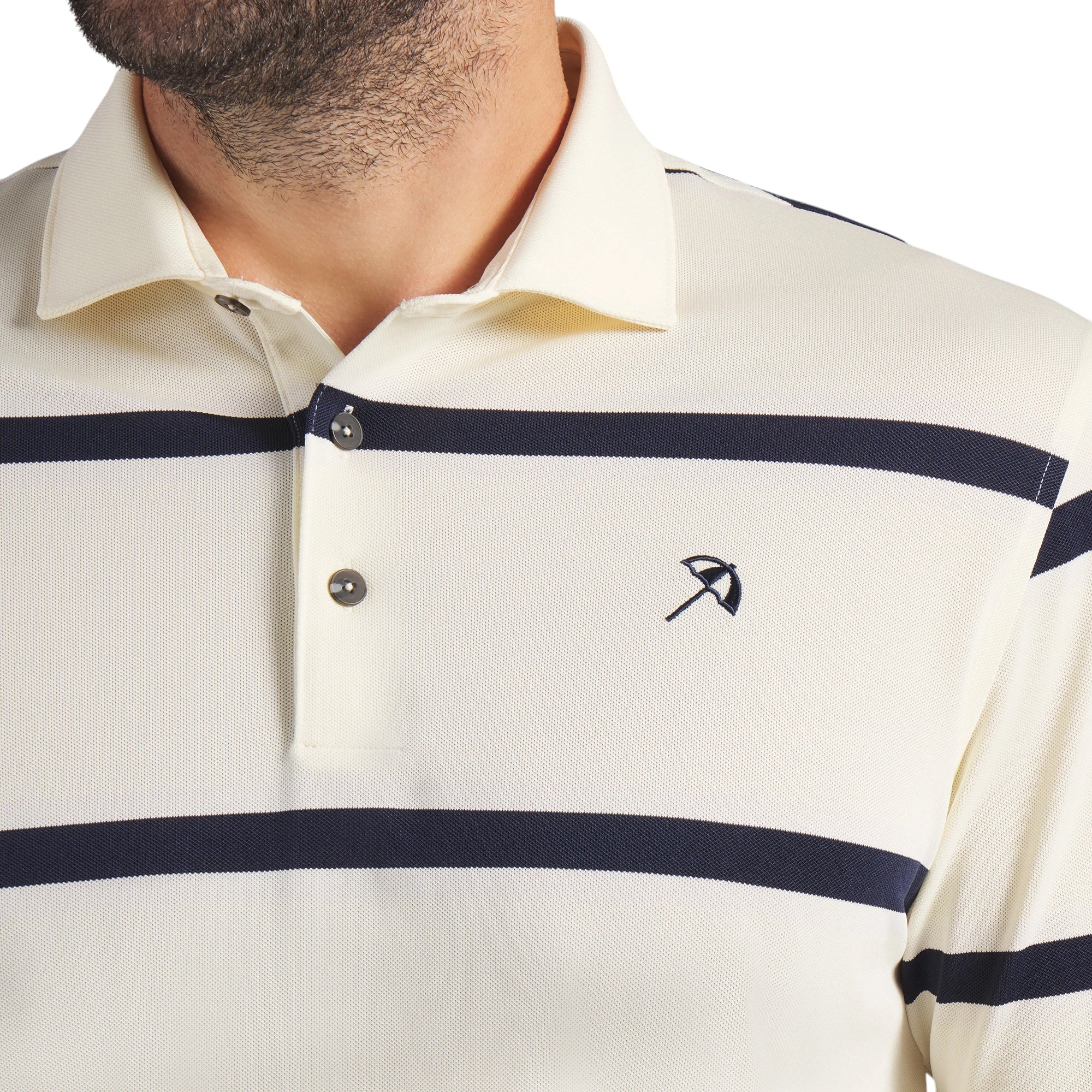 Puma X Arnold Palmer Pique Stripe Golf Polo Shirt 635592 - Image 3