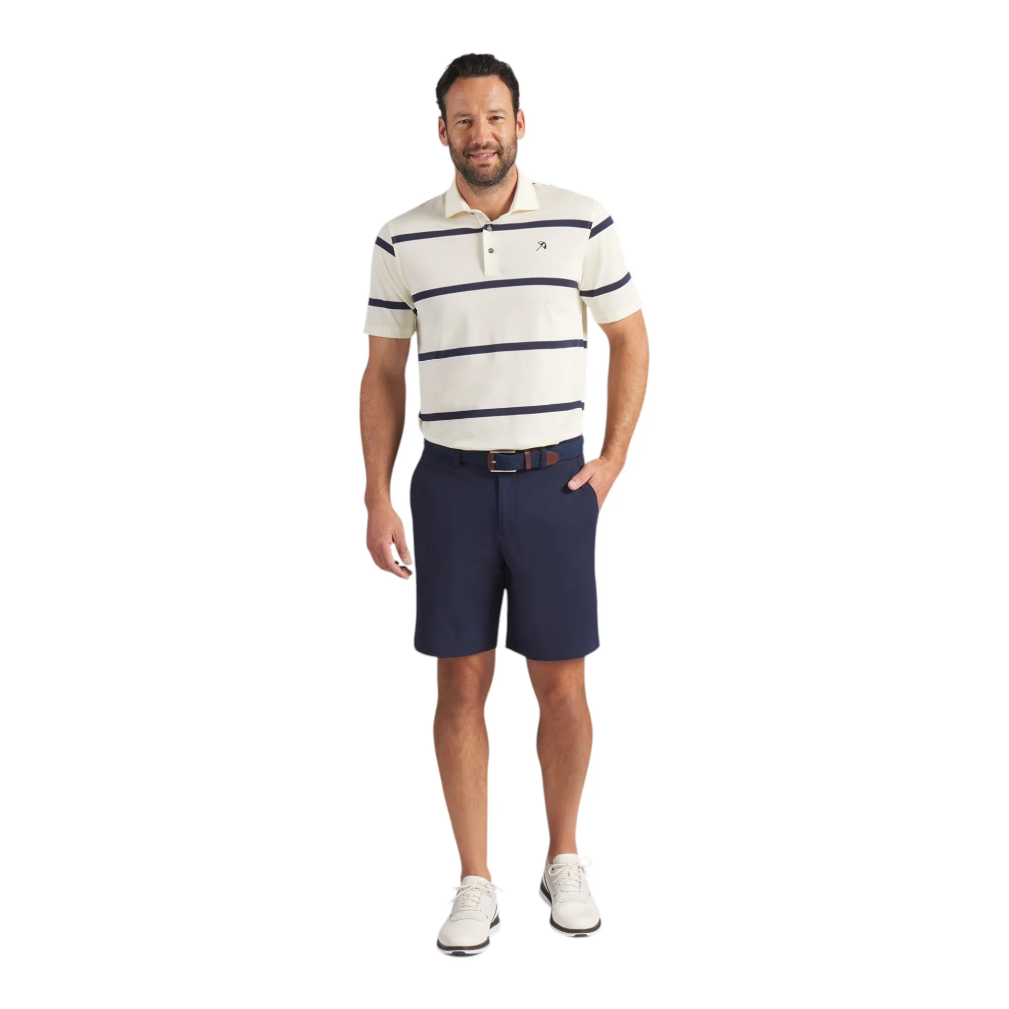 Puma X Arnold Palmer Pique Stripe Golf Polo Shirt 635592 - Image 6