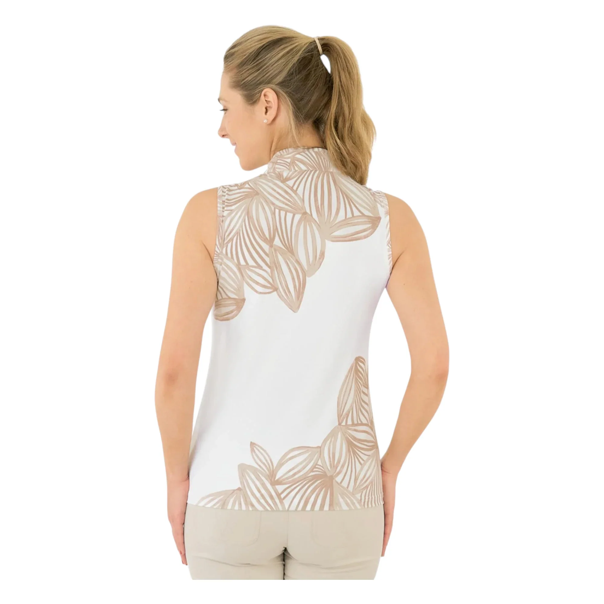 Pure Golf Ladies Aria Sleeveless Golf Polo Shirt PG-63034 - Image 3