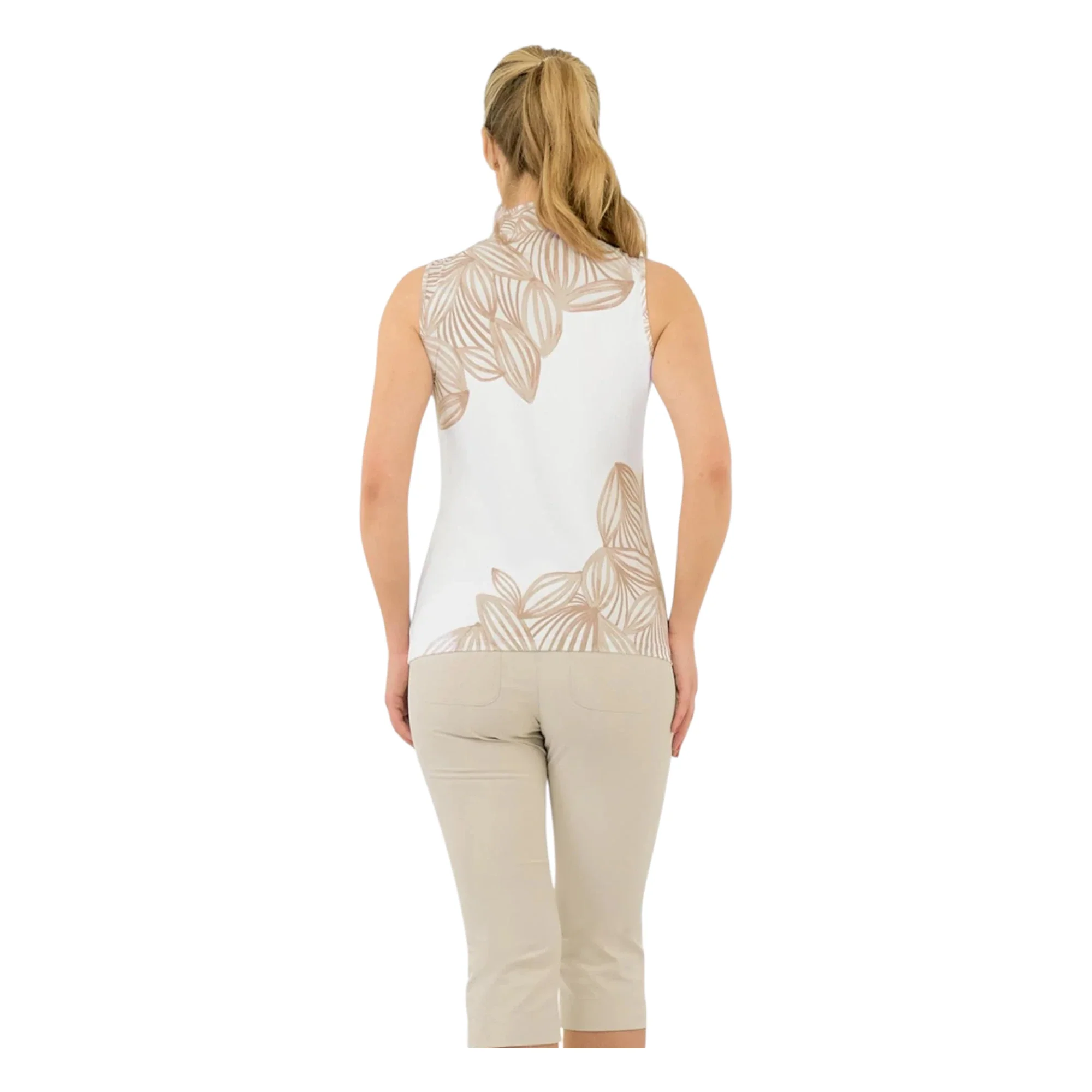 Pure Golf Ladies Aria Sleeveless Golf Polo Shirt PG-63034 - Image 7
