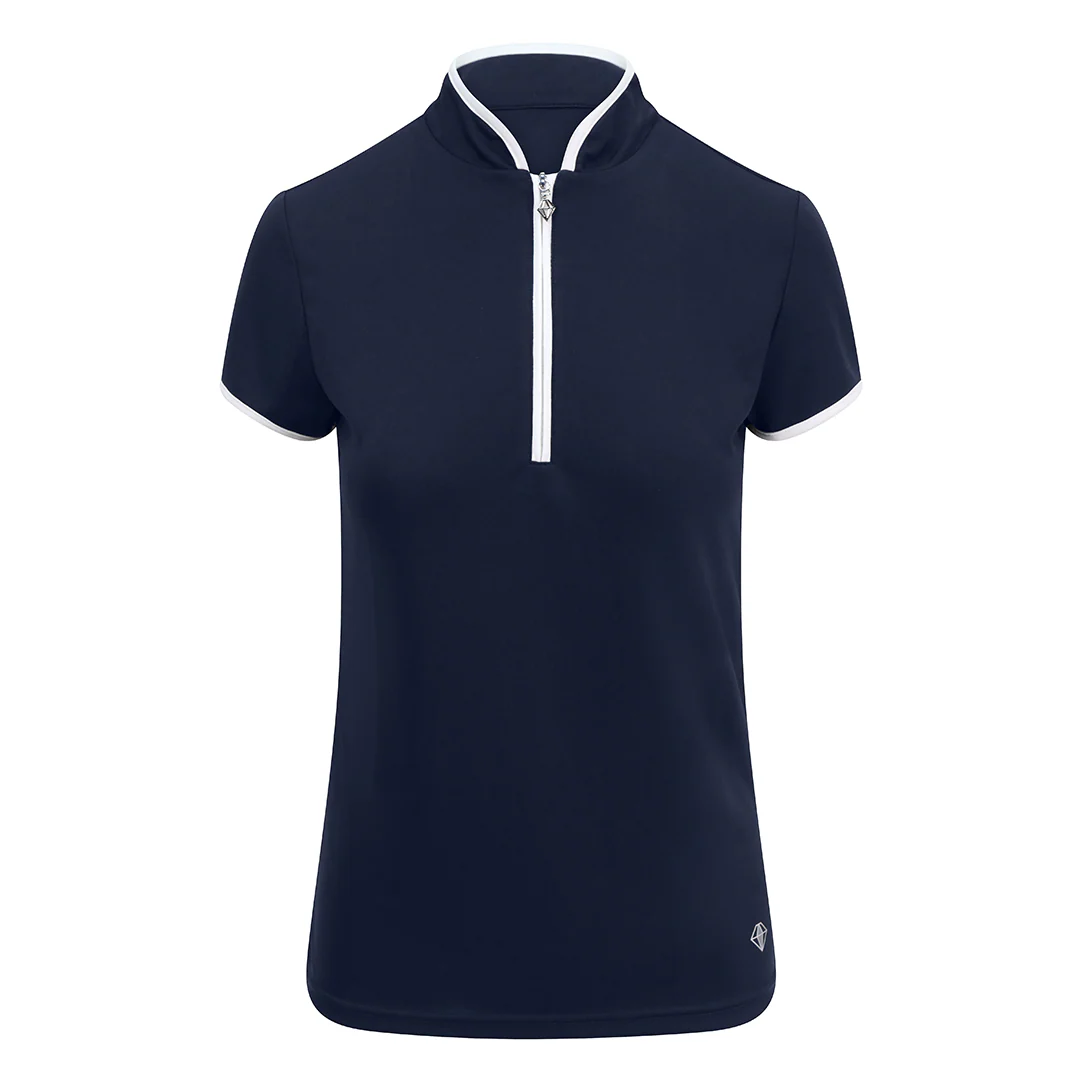 Pure Golf Ladies Bloom Cap Sleeve Golf Polo Shirt PG-99012