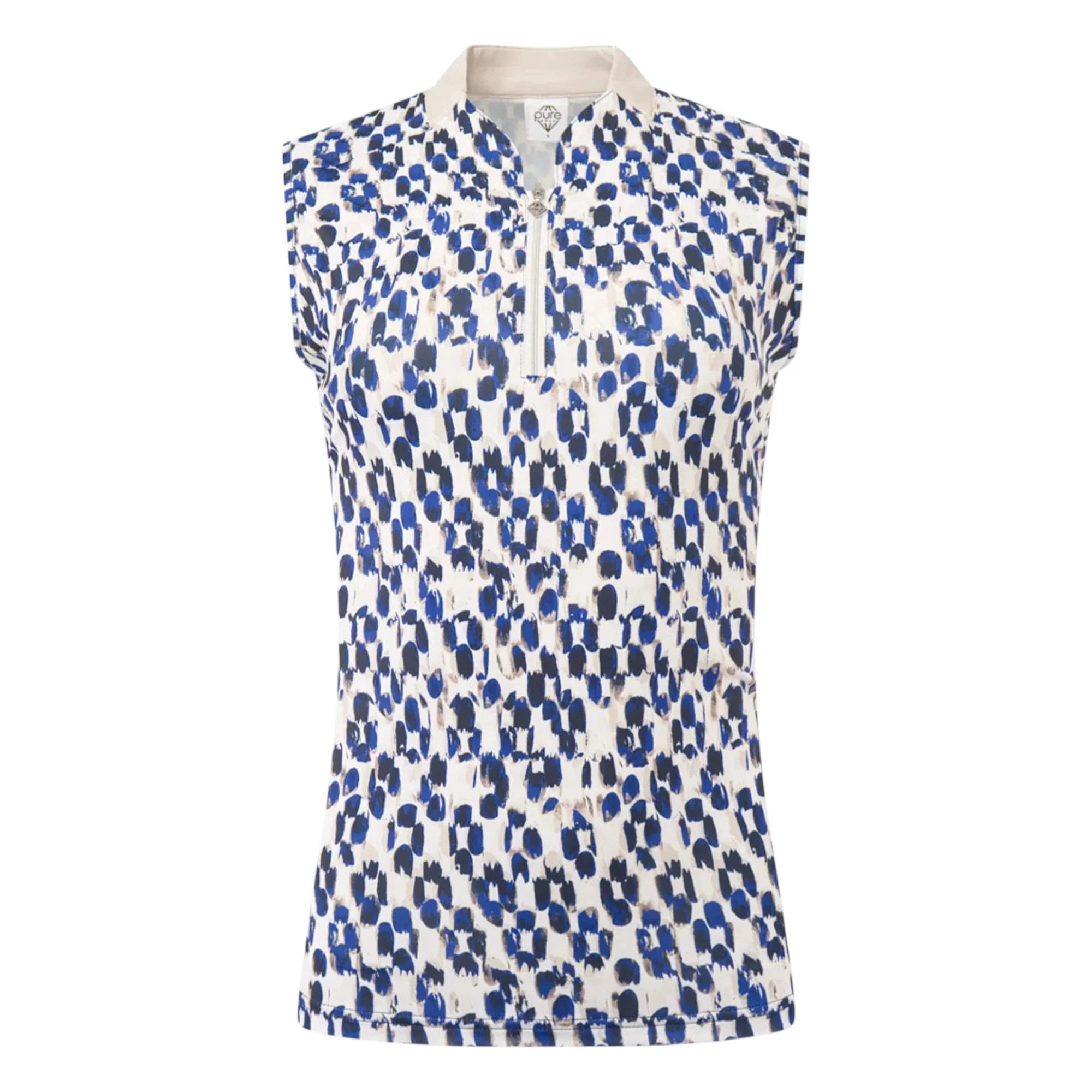 Pure Golf Ladies Felicity Sleeveless Golf Polo Shirt PG-62030