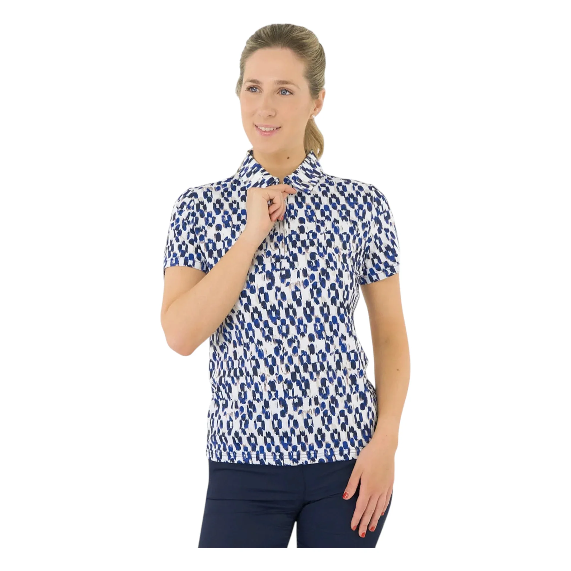 Pure Golf Ladies Felicity Sleeveless Golf Polo Shirt PG-62030 - Image 2
