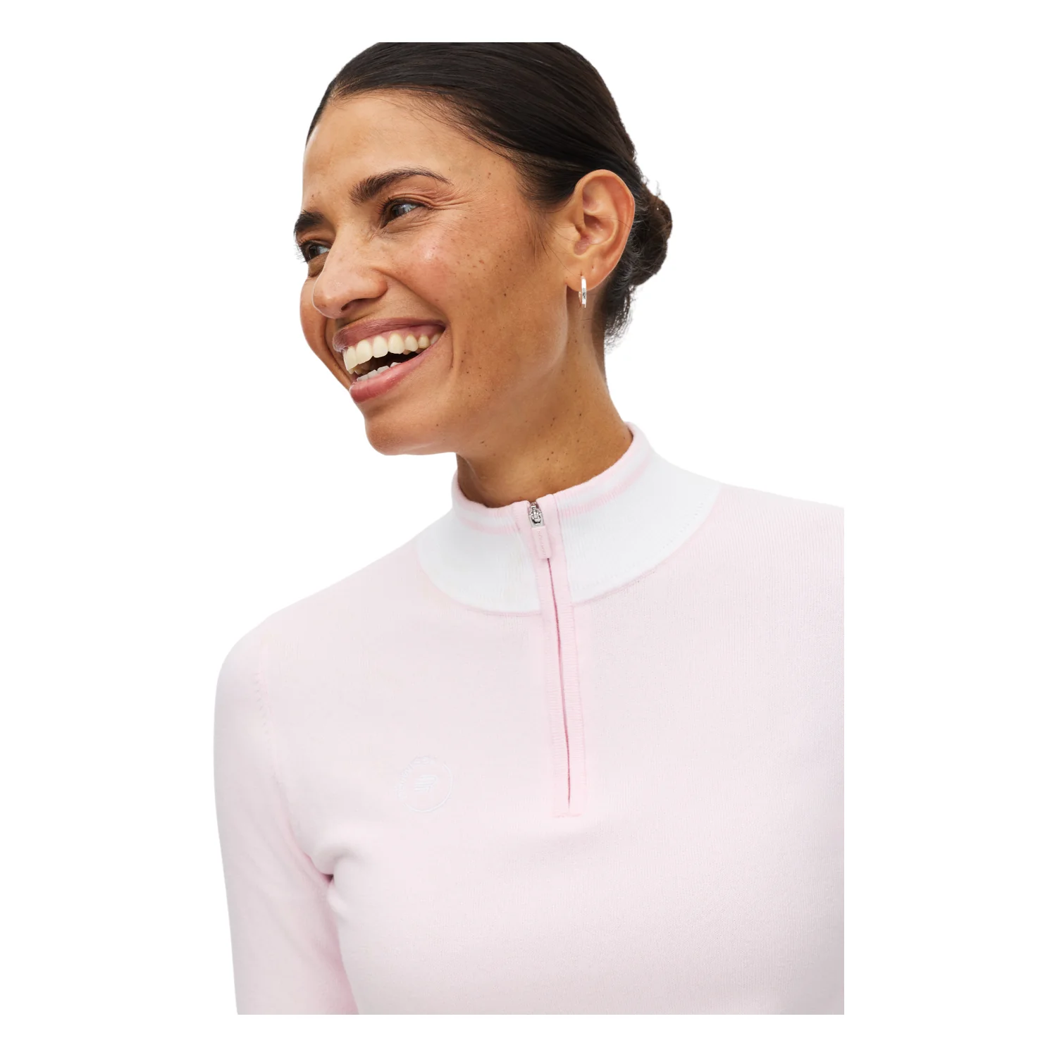 Rohnisch Ladies Kora Knitted 1/2 Zip Golf Mid Layer 112189 - Image 2