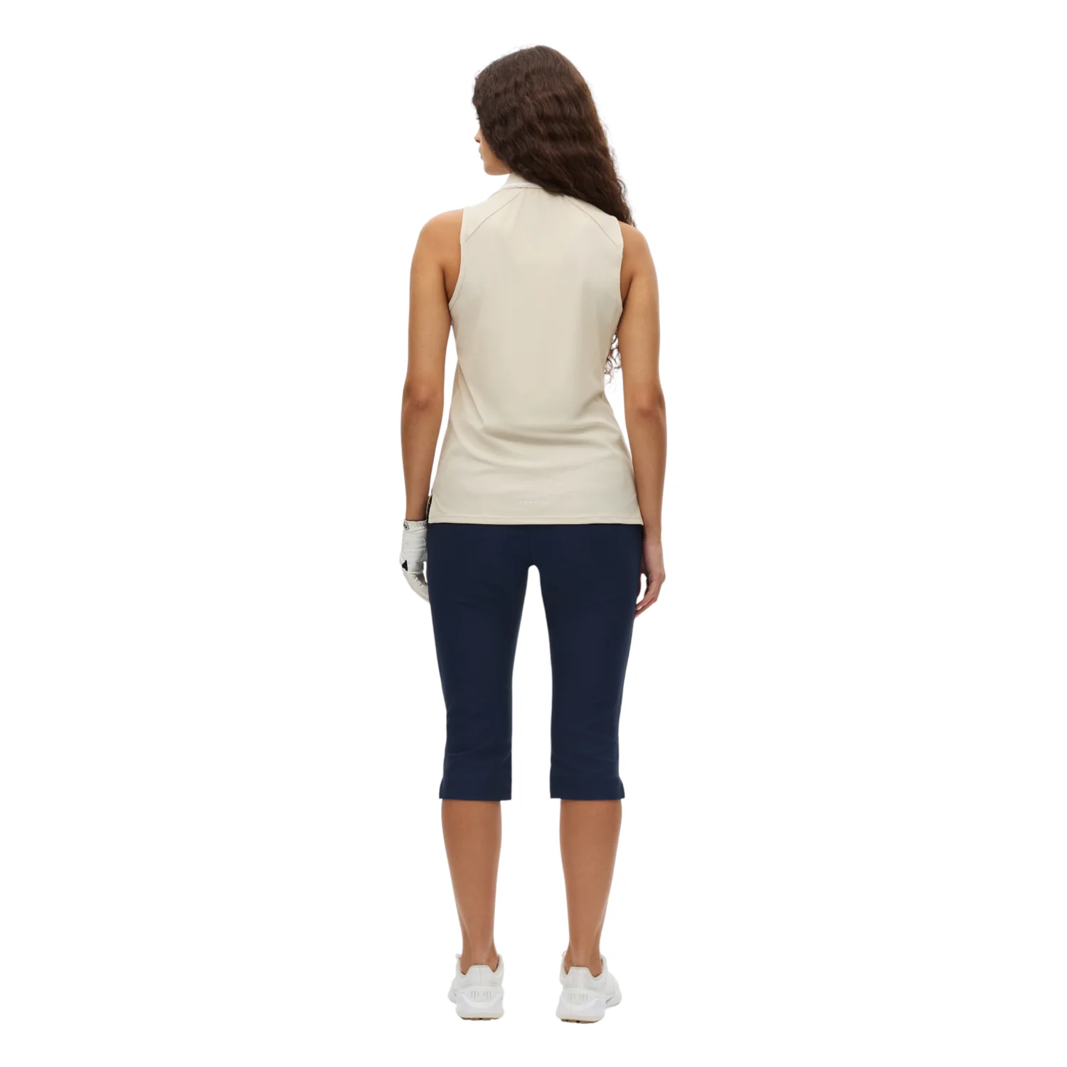 Rohnisch Ladies Rib Sleeveless Golf Polo Shirt 000987 - Image 2