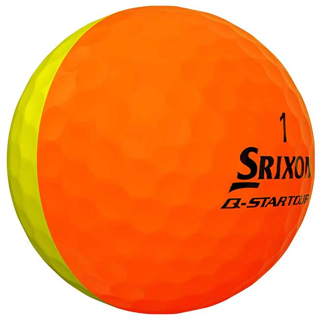 Srixon Q Star Tour Golf Balls Divide | Yellow/Orange - Image 2
