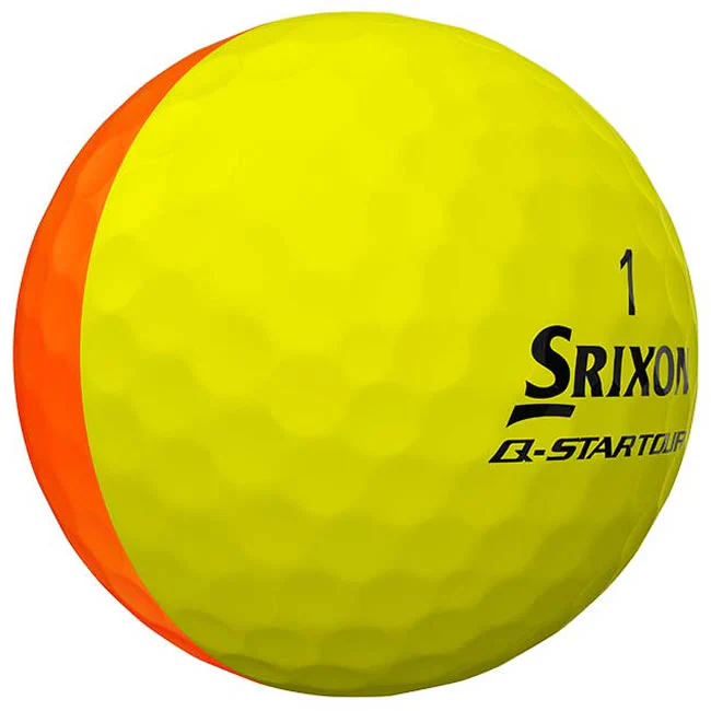 Srixon Q Star Tour Golf Balls Divide | Yellow/Orange - Image 3