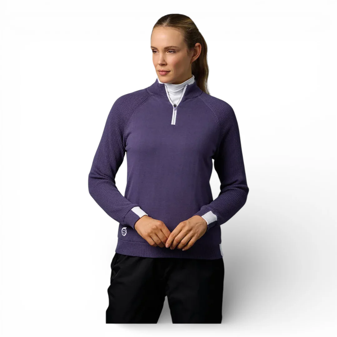 Sunderland Ladies Alpine Lined Golf Sweater SUNLC107 - Image 2