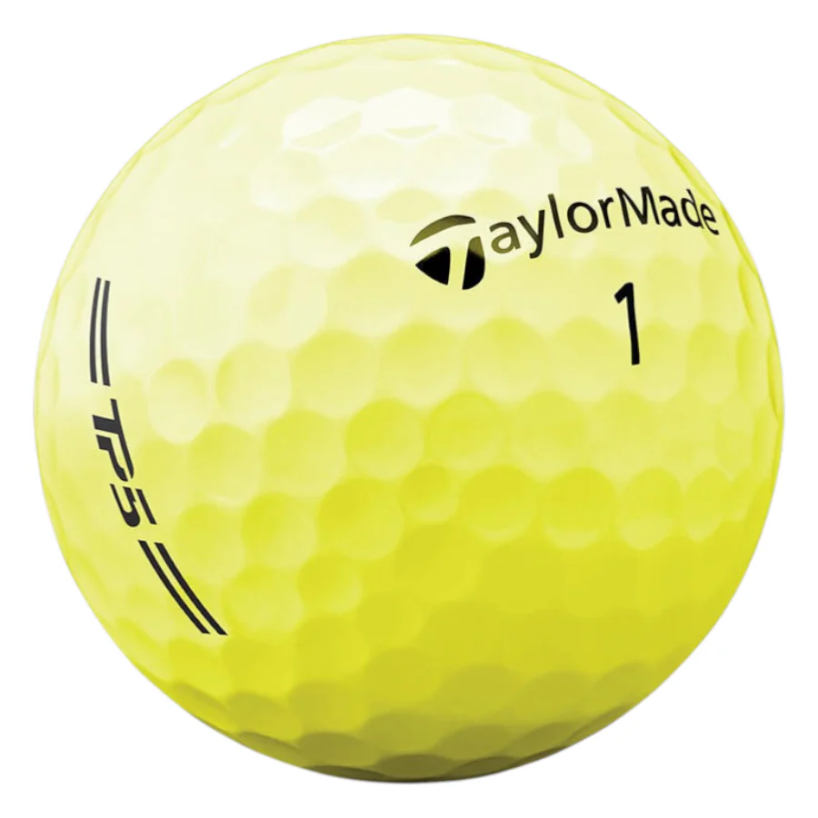 TaylorMade 2026 TP5 Golf Balls | Yellow - Image 2