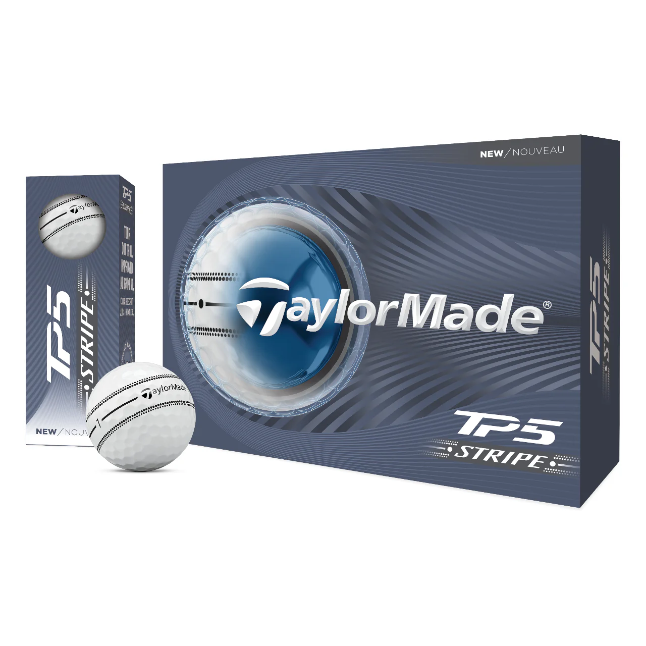 TaylorMade 2026 TP5 Stripe Golf Balls | White - Image 3