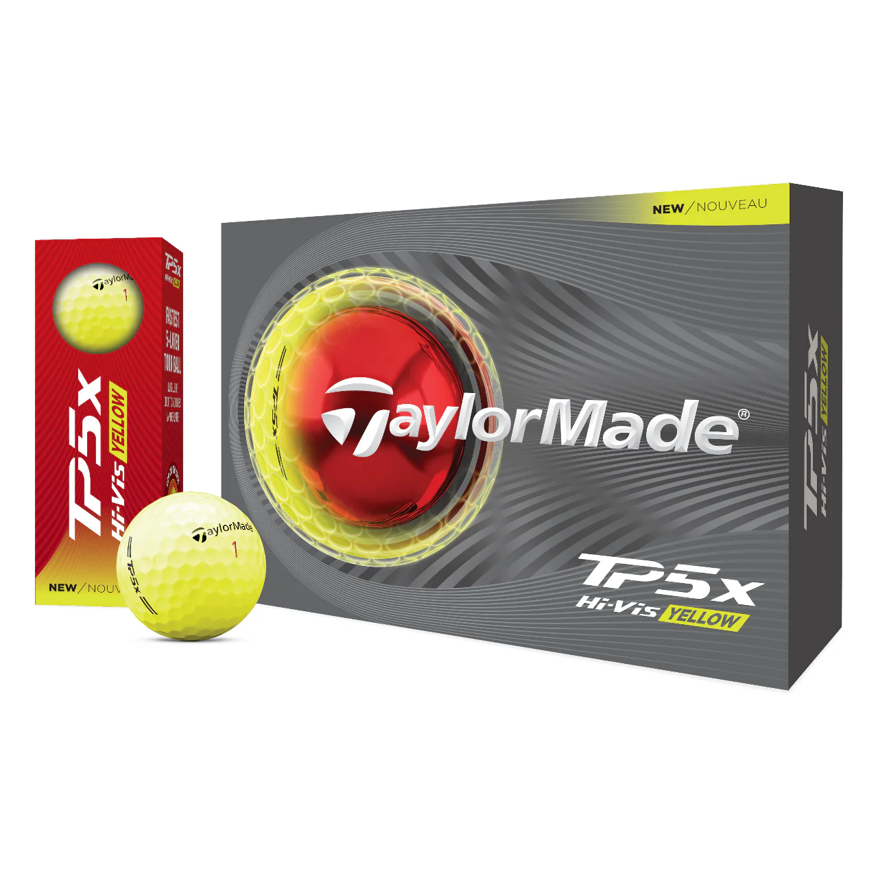TaylorMade 2026 TP5x Golf Balls | Yellow - Image 3