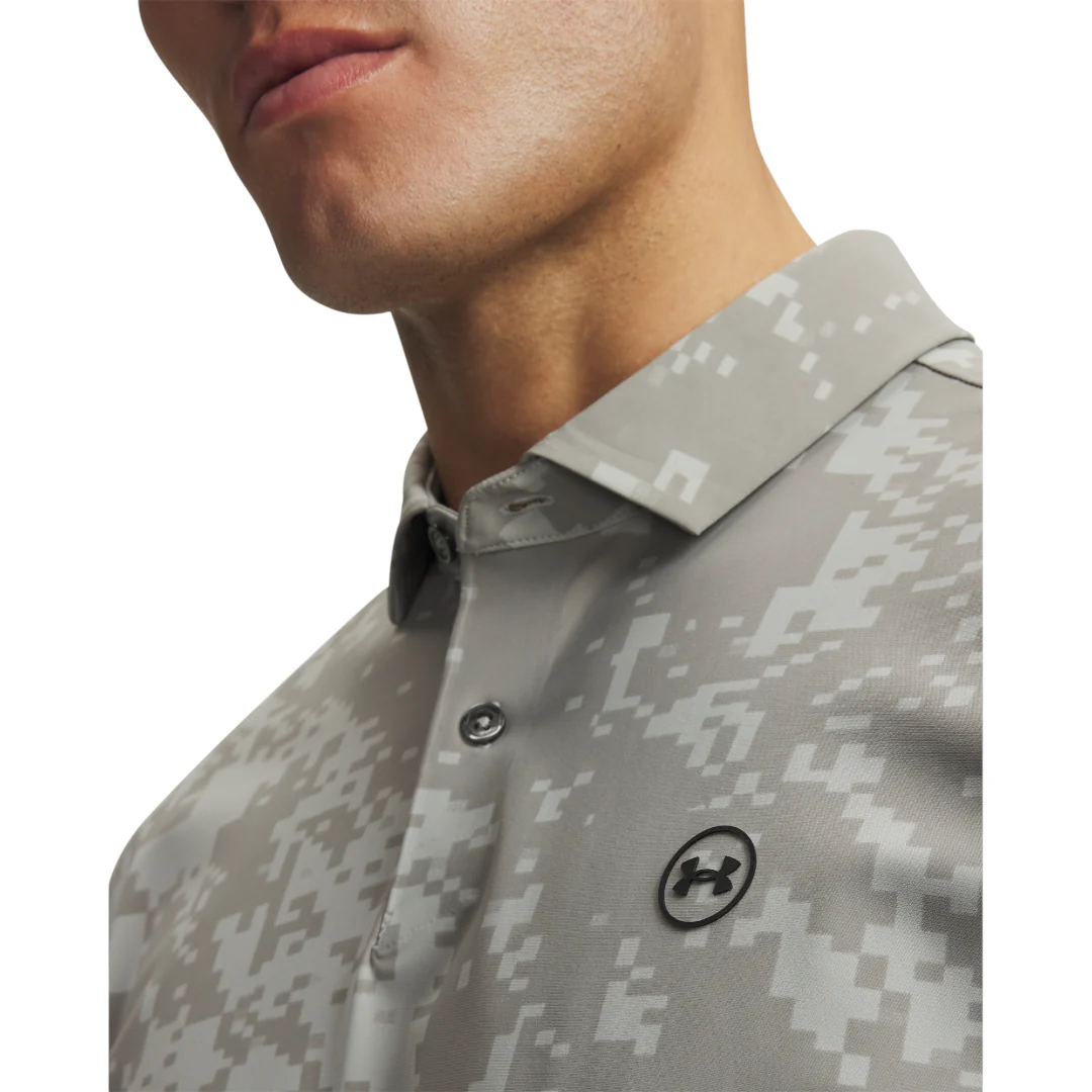 Under Armour Drive Chill Digital Camo Golf Polo Shirt 6009724 - Image 3