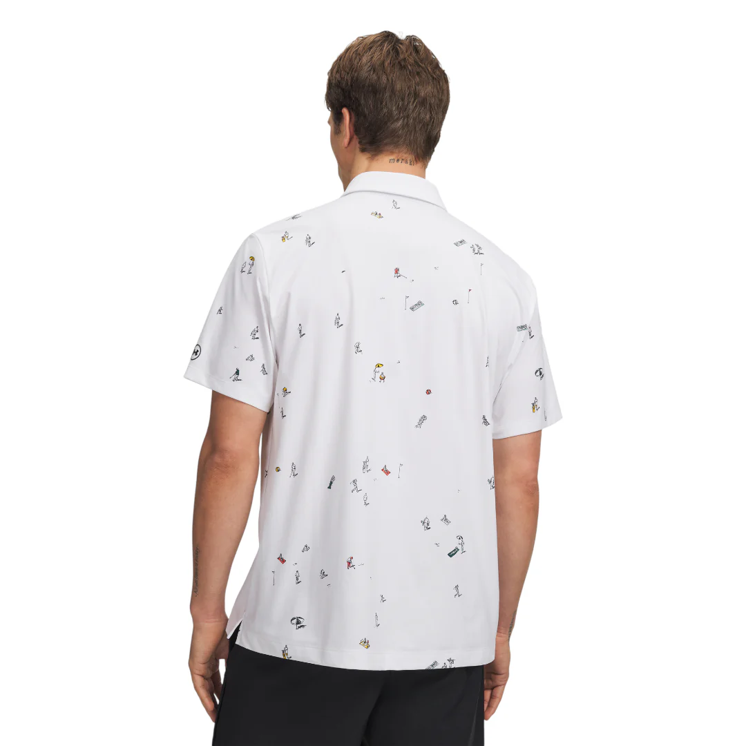Under Armour Dry Printed Golf Polo Shirt 6009719 - Image 2