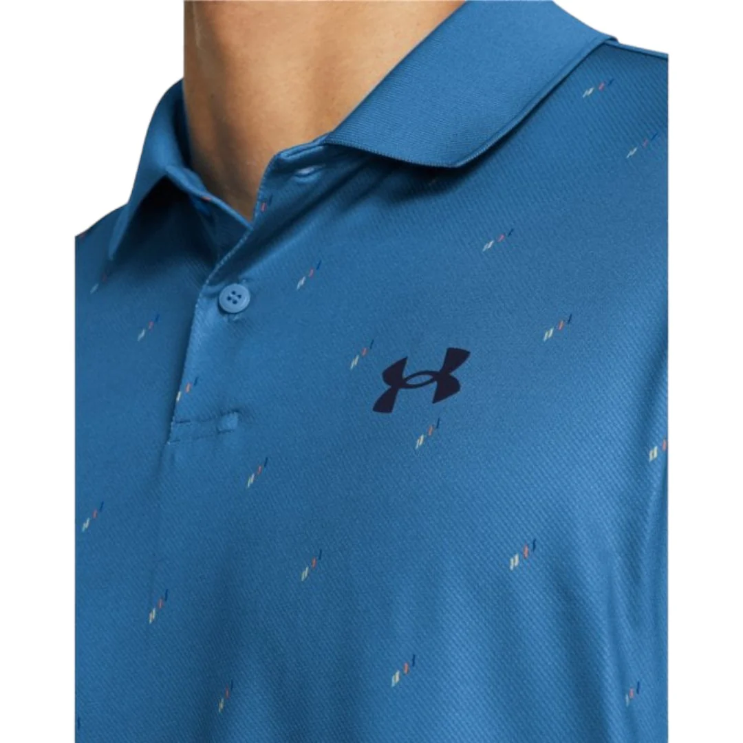 Under Armour Performance 3.0 Printed Golf Shirt 1377377 - Image 5